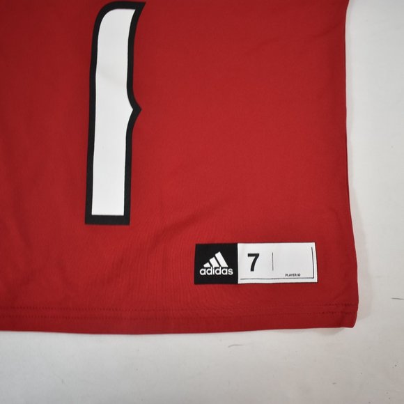 adidas Little Boys Louisiana Lafayette Ragin' Cajuns Football Jersey New Size 7 - Picture 4 of 7